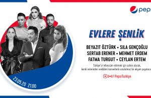 Ünlüler “Pepsi ile Evlere Şenlik” konseriyle bayramda evinize konuk oluyor