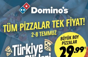 Domino’s’tan pizza severleri mutlu eden #TBT