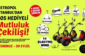 Metropol İstanbul’da yüzlerce muhteşem hediyeden biri sizin!
