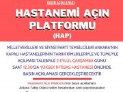 Ankara’nın kapatılan devlet hastanelerini kısmen değil, tarihi kimlikleriyle ve tümüyle açın!
