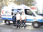 Kadıköy’de ambulanstan koronavirüs’e farkındalık anonsları yapıldı