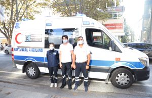 Kadıköy’de ambulanstan koronavirüs’e farkındalık anonsları yapıldı