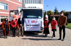 İşbir yatak yardım aracı yola çıktı