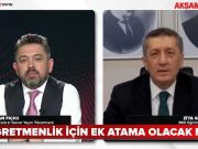 Milli Eğitim Bakanı Ziya Selçuk, aksam.com.tr Genel Yayın Yönetmeni Serkan Fıçıcı’nın konuğu oldu