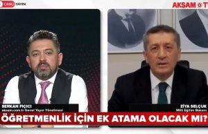 Milli Eğitim Bakanı Ziya Selçuk, aksam.com.tr Genel Yayın Yönetmeni Serkan Fıçıcı’nın konuğu oldu