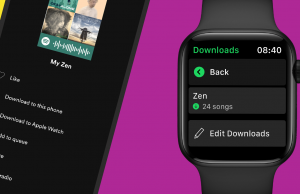 Spotify, Apple Watch’a “İndir” özelliğini getiriyor