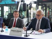 Mega kent İstanbul’un 100 yeni Otokar metrobüsü için imzalar atıldı