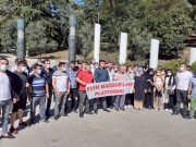 Evim Mağdurları Platformu üyeleri Şişli Demokrasi Parkı’nda eylem yaptı