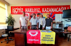Tüketici Birliği Federasyonu’ndan, Nakliyat-İş Sendikasına destek ziyareti