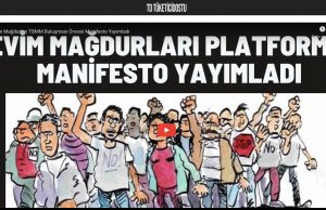 Evim Mağdurları TBMM Buluşması Öncesi Manifesto Yayımladı