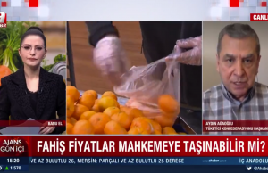TÜKONFED Başkanı Aydın Ağaoglu, AHaber’de yanıtladı: “Fahiş fiyatlar mahkemeye taşınabilir mi?”