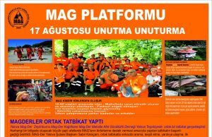 MAG-DER: “17 Ağustos 1999 depremini unutma! Unutturma!”