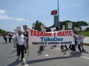 Tüketiciyi Koruma Derneği TÜKODER, yoksulluğa ve açlığa karşı 1 Mayıs’ta yürüyüş gerçekleştirdi