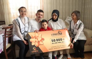 LÖSEV’İN KARŞILIKSIZ İHTİYAÇ ÇEKLERİ KANSER HASTALARINA MERHEM OLUYOR